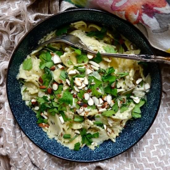 Artichoke & Spinach Pasta