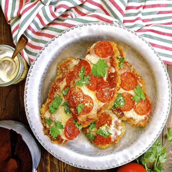 Pepperoni Chicken Parmesan