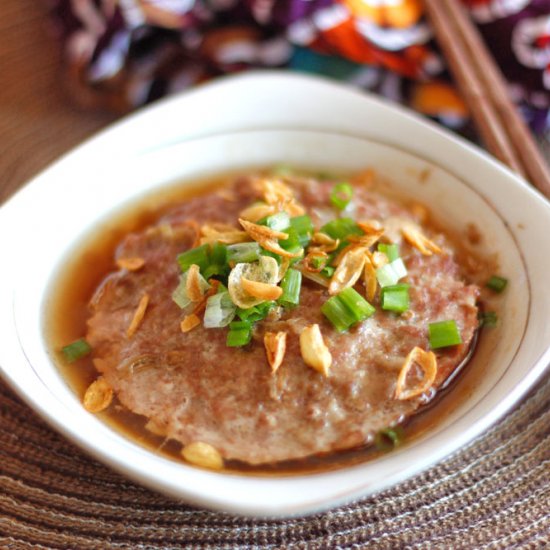 Steamed pork with Tung Chai