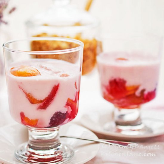 4 Minute Baked Fruit Parfaits