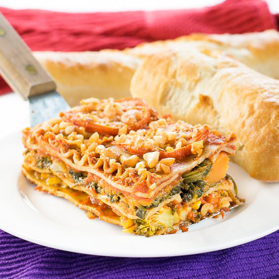 Engine 2 Healthy Vegetable Lasagna