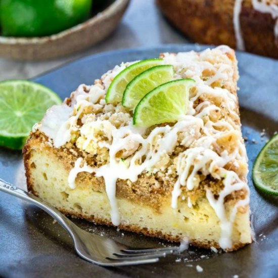 Key Lime Coffee Cake with Streusel