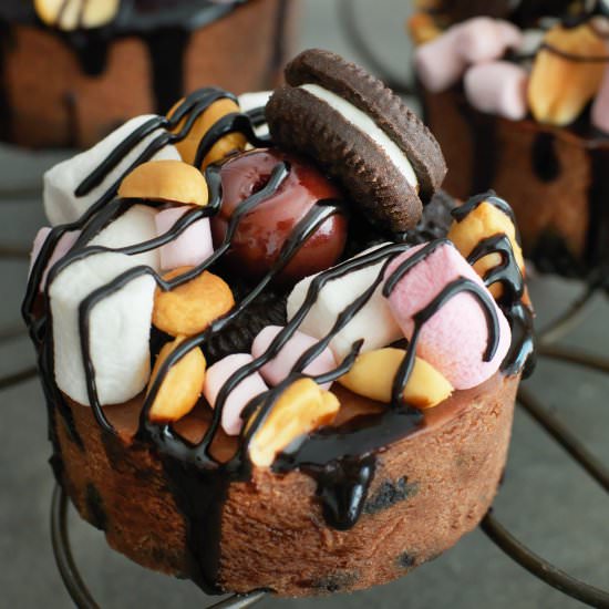 Rocky road cheesecake