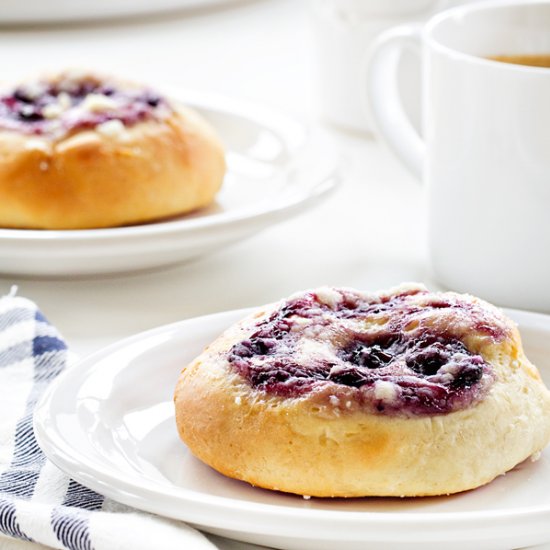 Blueberry Cream Cheese Kolaches