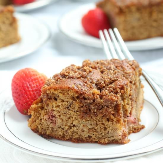 Strawberry Banana Coffee Cake