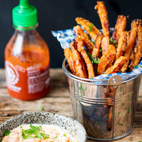 Parmesan Carrot Fries