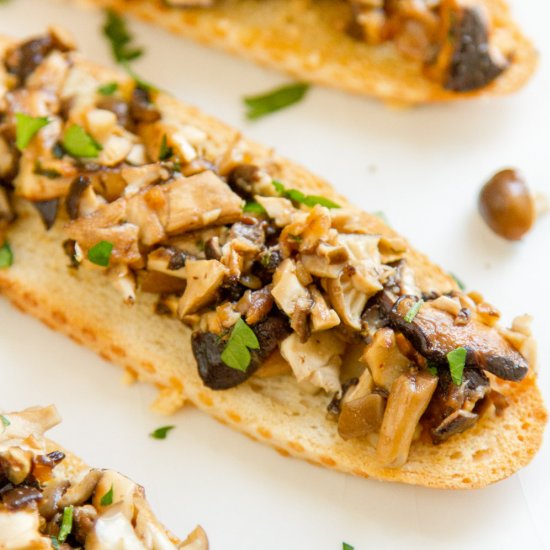 Mushroom Bruschetta