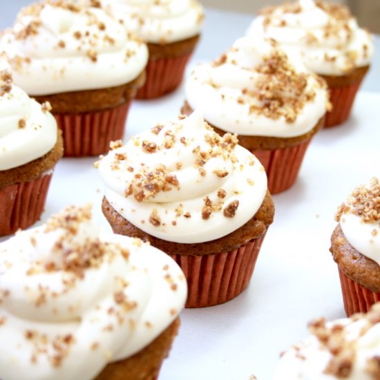 Frosted Carrot Cake Cupcake