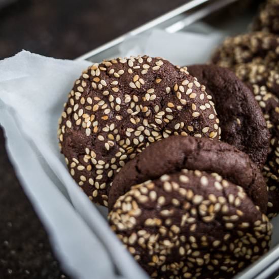 Chocolate Tahini Cookies