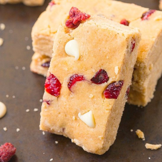 White Chocolate Raspberry Bars