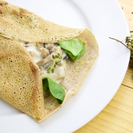 Mushroom Crepe