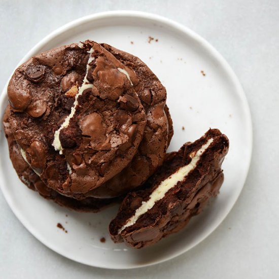 Double Chocolate Almond Cookies