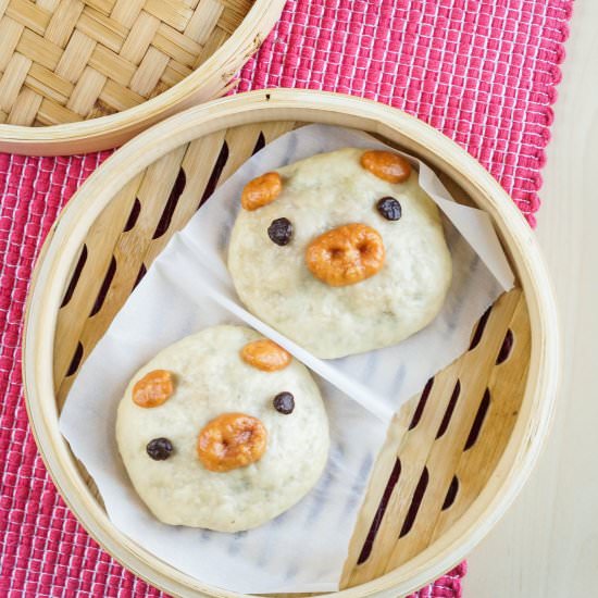 Steamed Piggy Buns