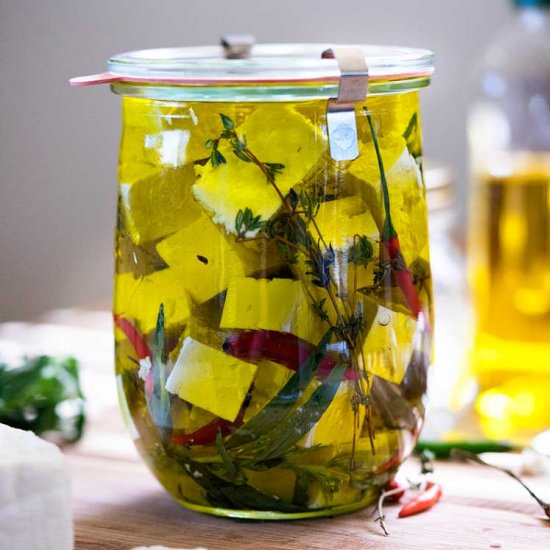 Marinated Feta Cheese