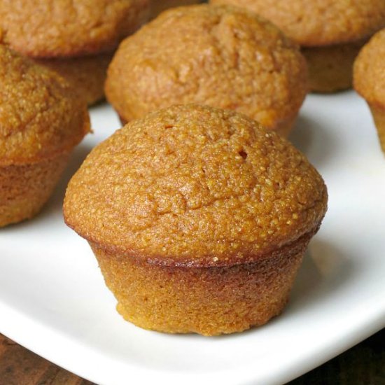 Pumpkin Cornbread Muffins