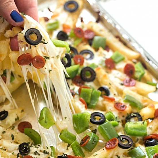 Supreme Pizza Baked Fries