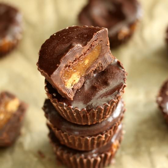 Mini Maple Almond Butter Cups