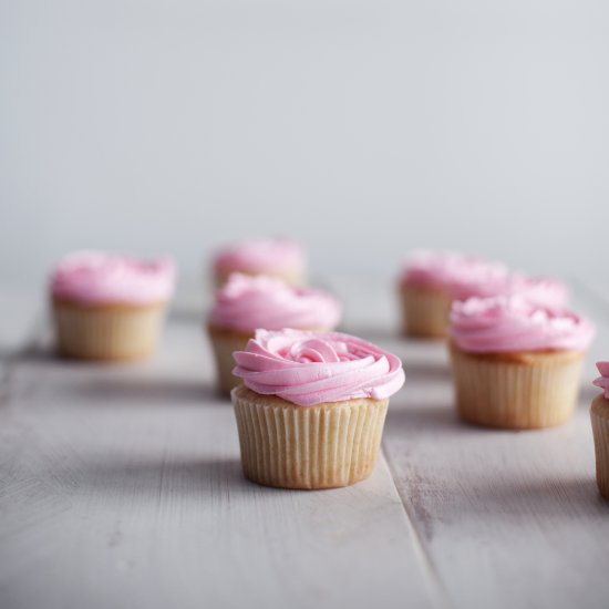 Rose Water Cupcakes