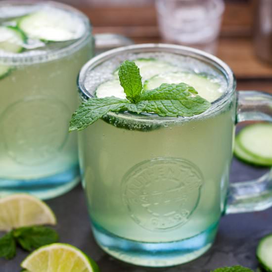 Cucumber & Mint French 75