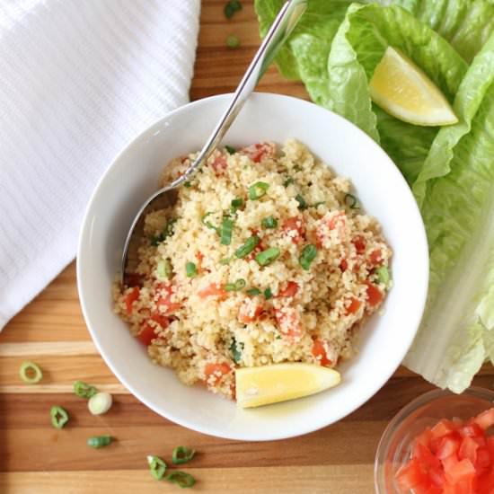 Couscous with Tomato & Scallion