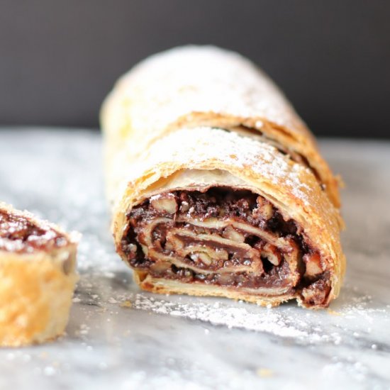 Chocolate Nut Strudel