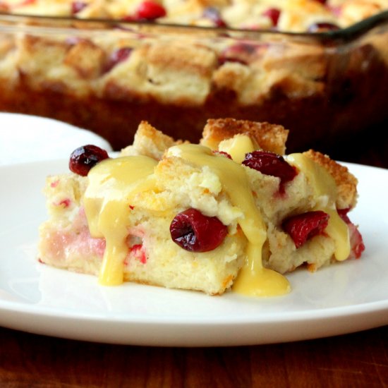 Cranberry Bread Pudding