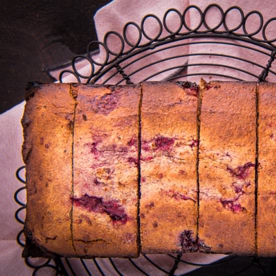 5 Ingredient Raspberry Bread