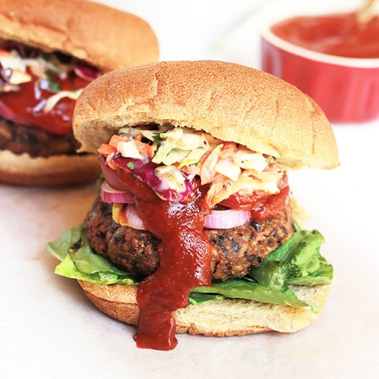 Black Bean Farro Burger