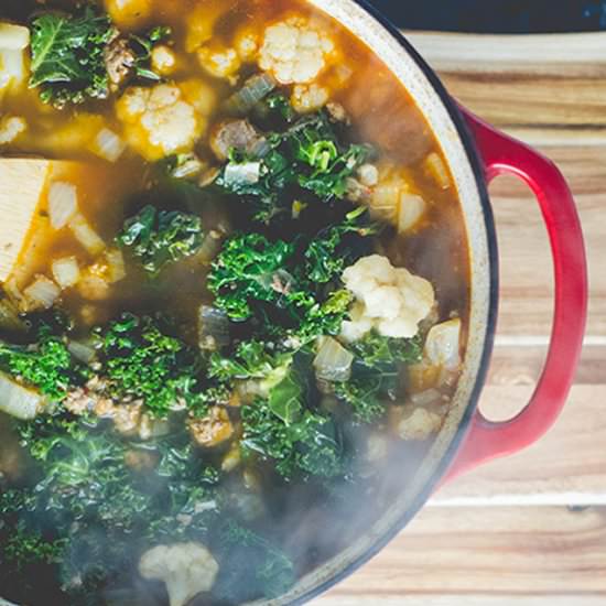 Kale Sausage Soup