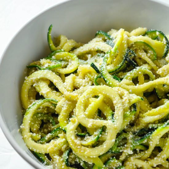 Browned Butter & Mizithra Zoodles