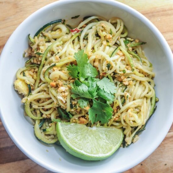 Zucchini Pad Thai