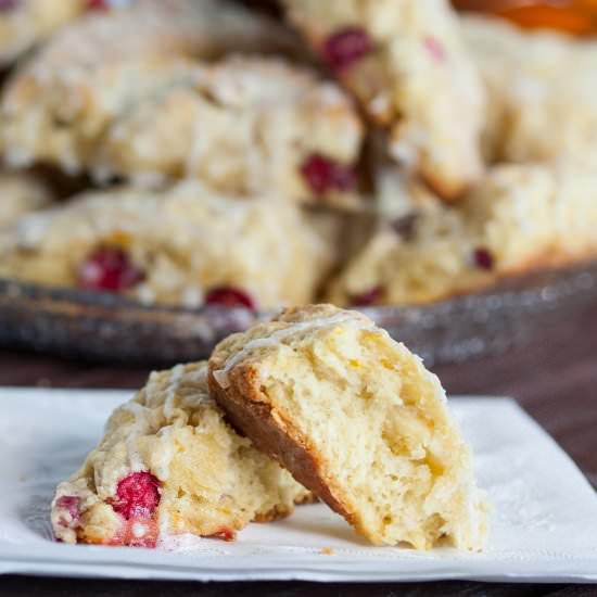 Fresh Cranberry Orange Scones