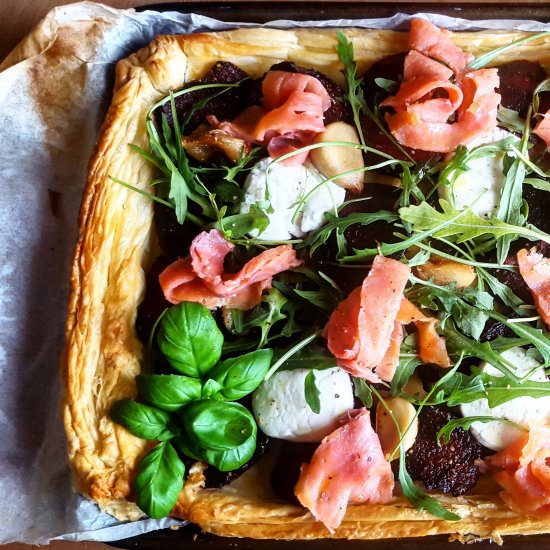 Beetroots & Trout Tart