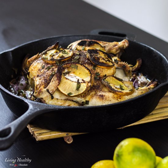 Roasted Cinnamon Lemon Chicken