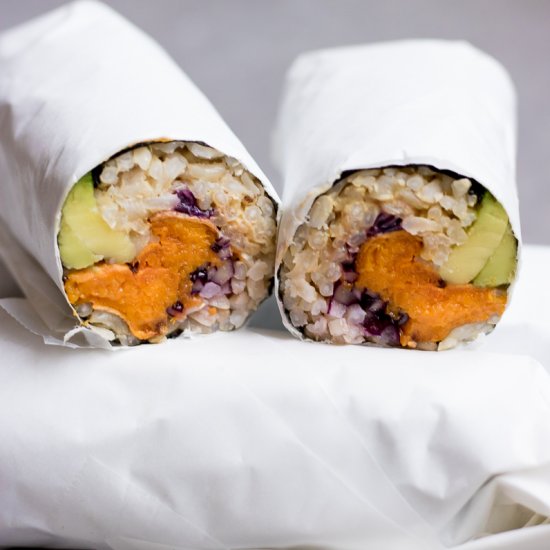 Sweet Potato Sushi Burrito