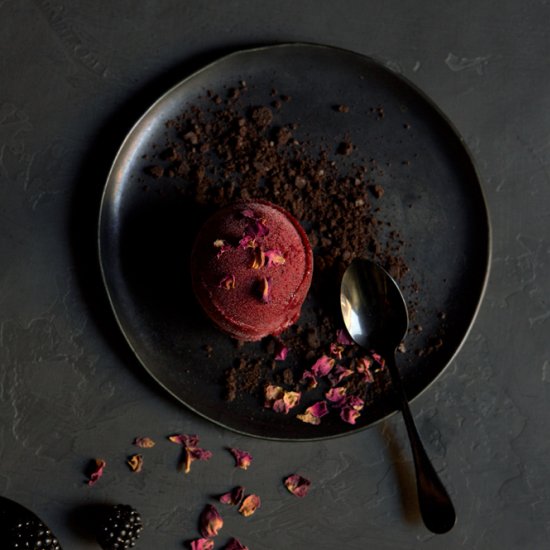 Blackberry Rose Sorbet