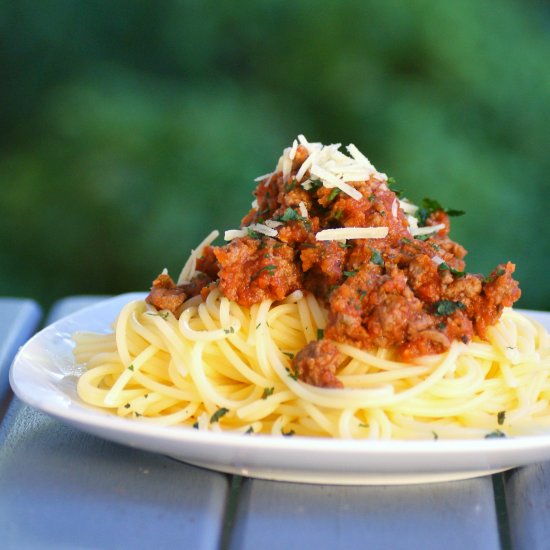 Nomato Spaghetti Bolognese