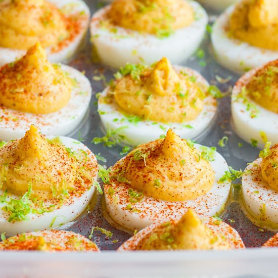 Chipotle Deviled Eggs