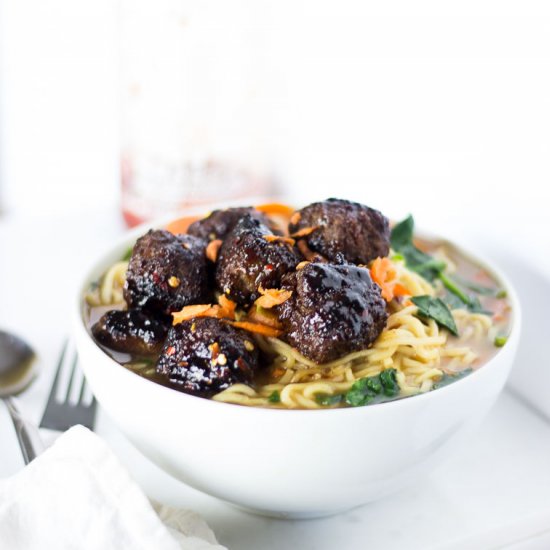 Hoisin Asian Meatballs