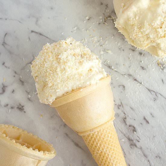 Coconut Burfi Ice Cream