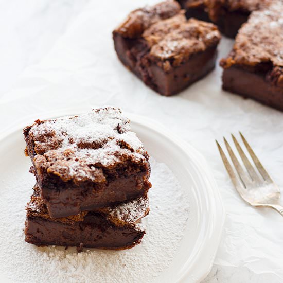 Chocolate Magic Custard Cake