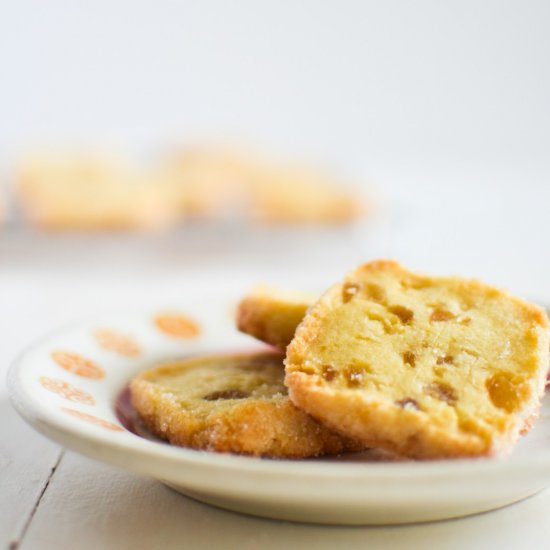 Ginger and Lemon Icebox Cookies