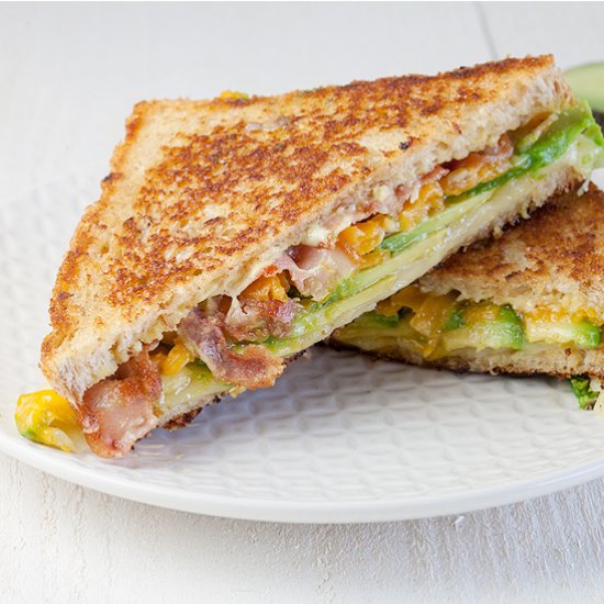 Grilled Avocado Sandwich