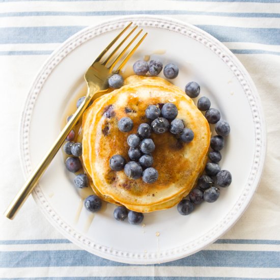 The Best Blueberry Pancakes