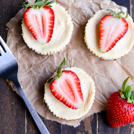 Greek Yogurt Cheesecakes