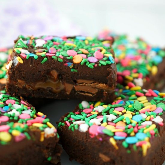 Caramel Egg Brownies