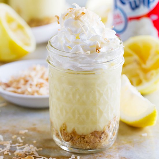 Coconut Lemon Pudding Parfait