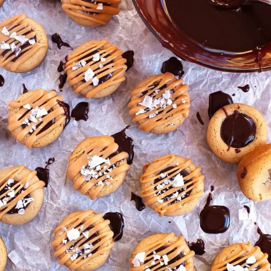 Boozy Peanut Butter Cookie Cups