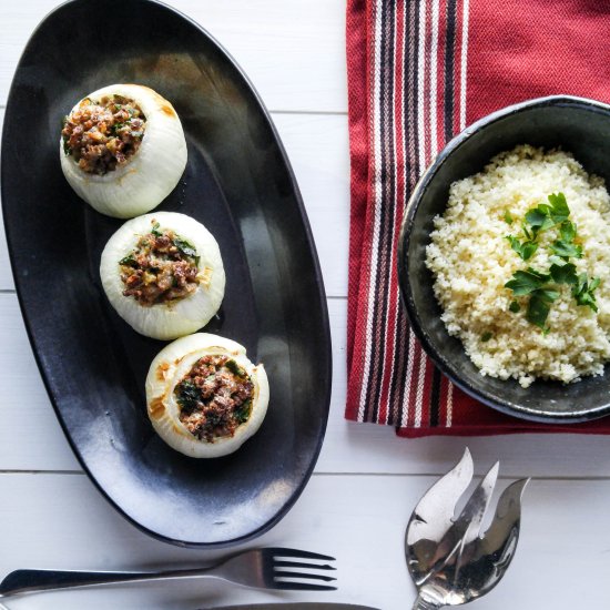 Stuffed Onions With Couscous