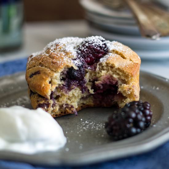 Double Berry Muffins